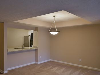 Glen park apartments vaulted ceiling